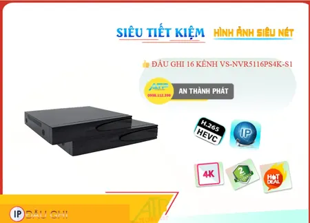 Đầu Ghi Visioncop VS-NVR5116PS4K-S1 Đầu Ghi Visioncop VS-NVR5116PS4K-S1