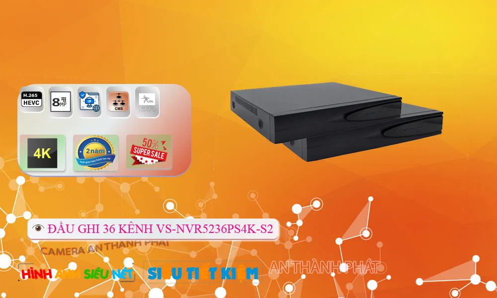 Đầu Ghi Visioncop VS-NVR5236PS4K-S2