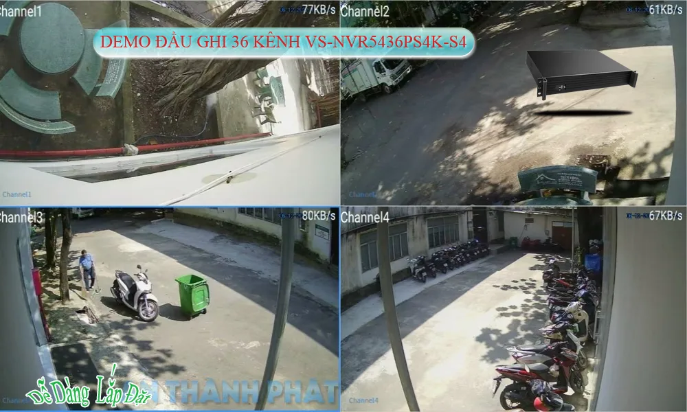 Đầu Ghi Visioncop VS-NVR5436PS4K-S4 Đầu Ghi Visioncop VS-NVR5436PS4K-S4