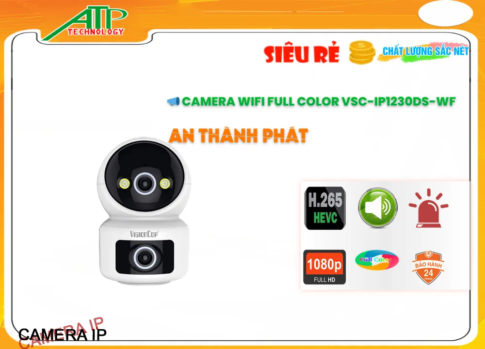 Camera Visioncop VSC-IP1230DS-WF Camera Visioncop VSC-IP1230DS-WF