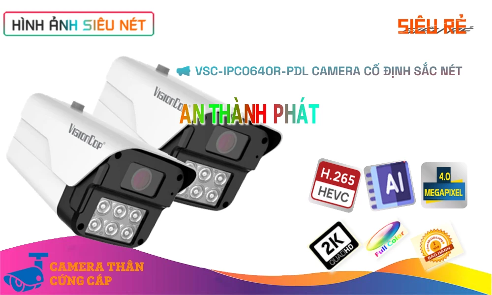 Camera VISIONCOP tiết kiệm IP POE cấu Hình Báo động qua điện thoại khi có chuyển động VSC-IPC0640R-PDL Camera VISIONCOP tiết kiệm IP POE cấu Hình Báo động qua điện thoại khi có chuyển động VSC-IPC0640R-PDL