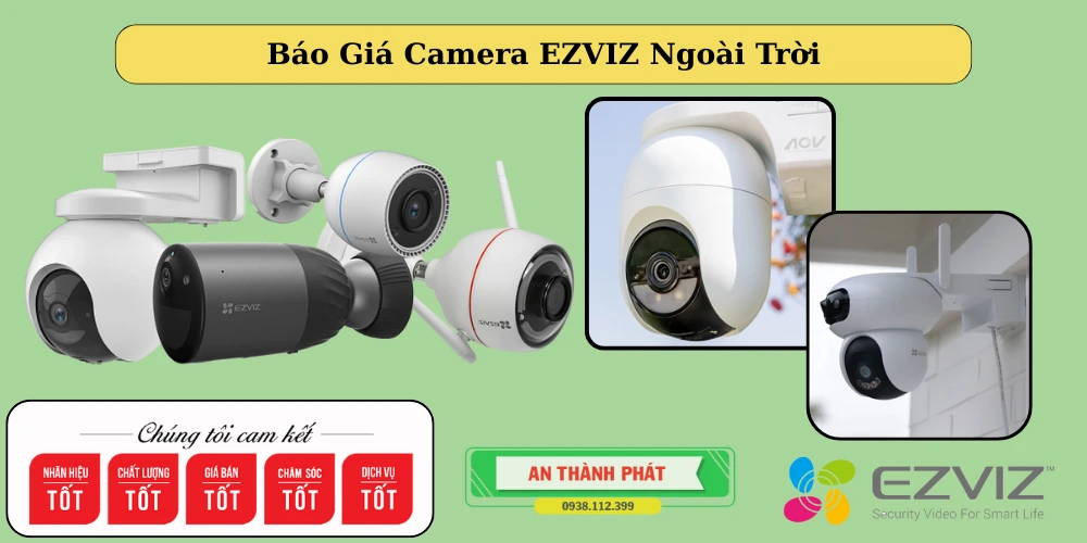 báo giá camera ezviz chất lượng cao thông minh