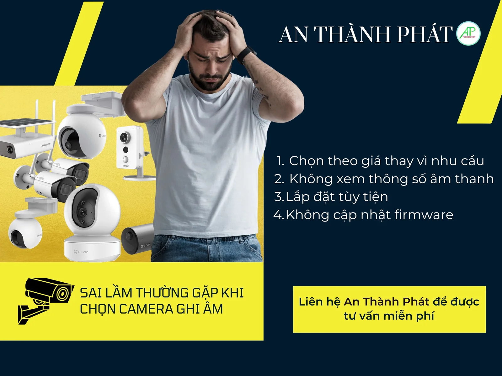 những sài lầm khi chọn camera ghi âm