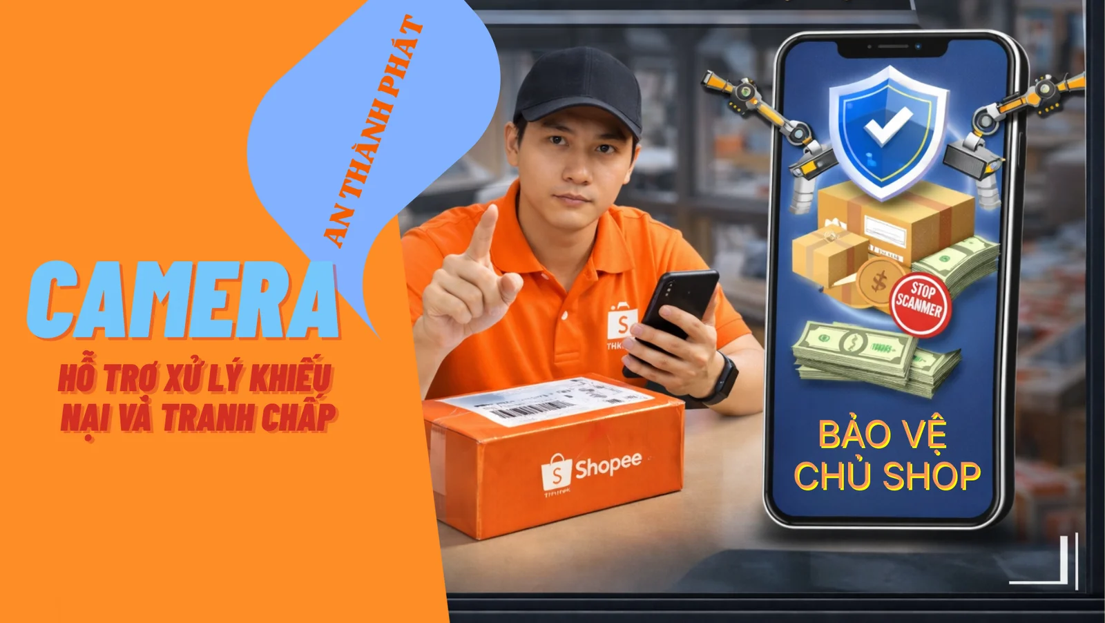 camera hỗ trợ xử lý khiếu nại và tranh chấp