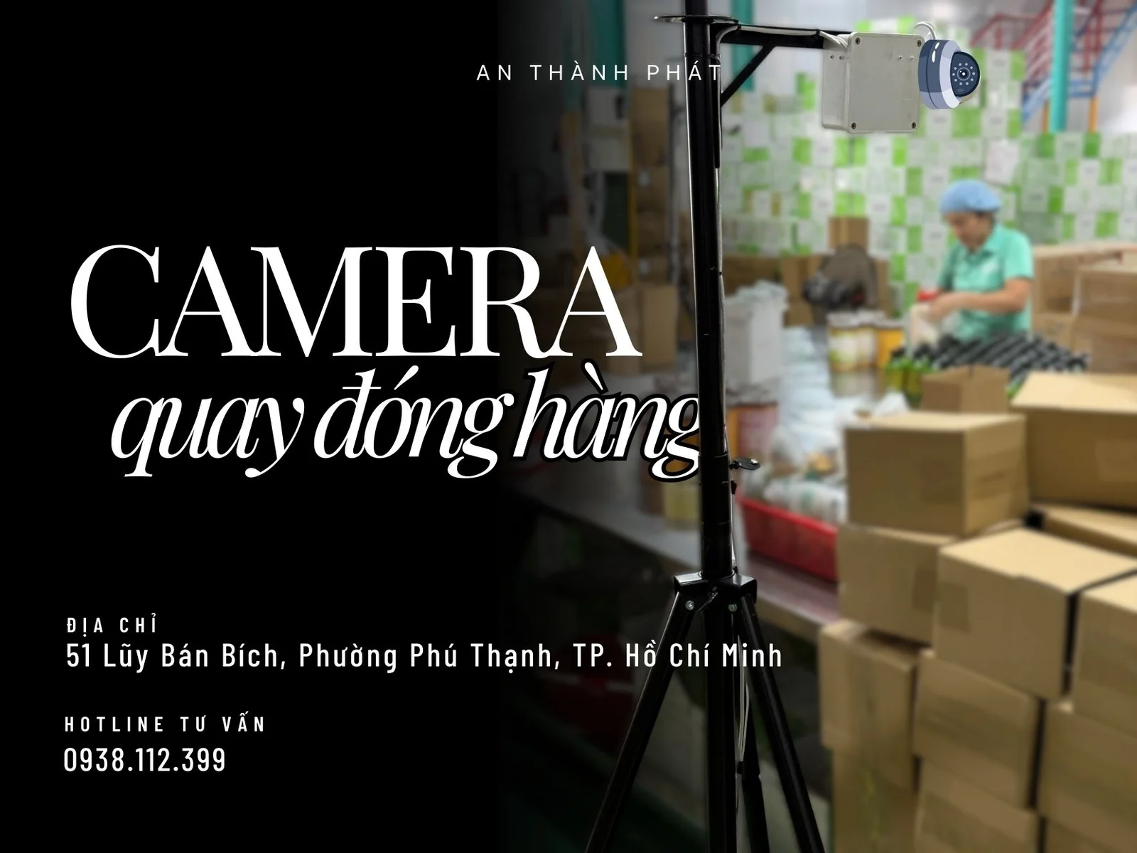 camera quay đóng hàng