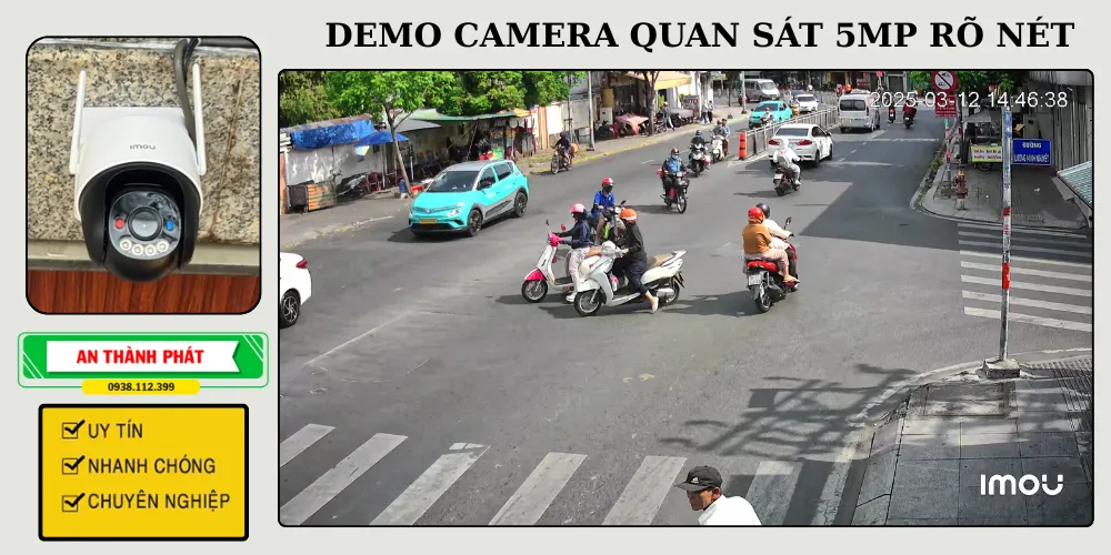 hình ảnh dem camera quan sát rõ nét