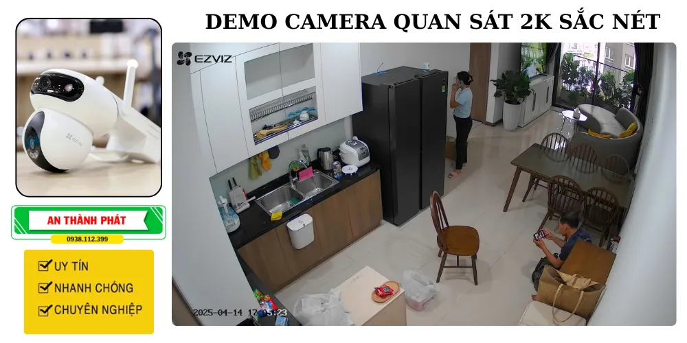 hình ảnh demo camera quan sát 2k sắc nét hình ảnh đẹp