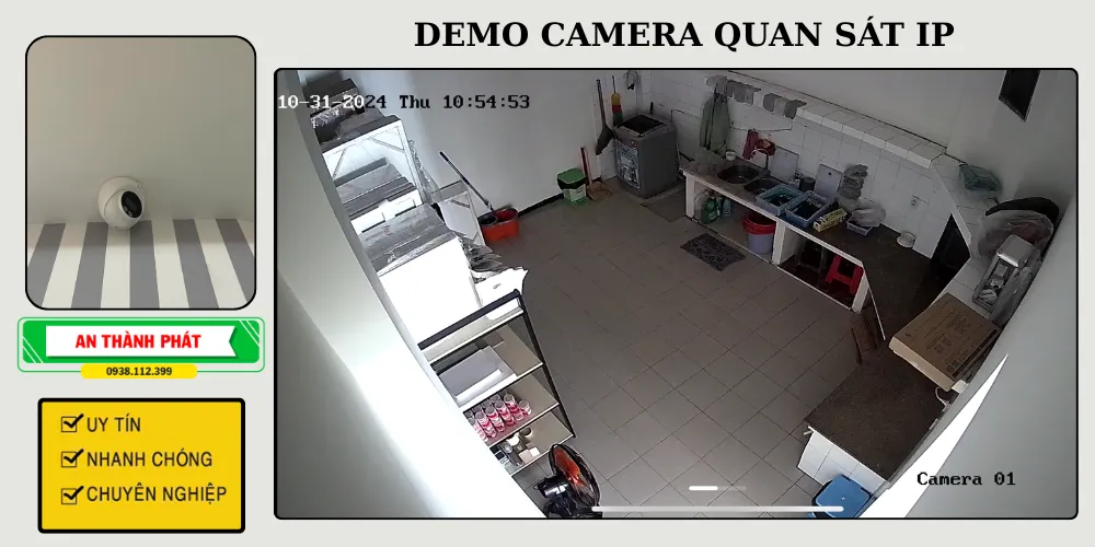 demo camera quan sat ip chất lượng cao hiển thị hình ảnh đẹp 