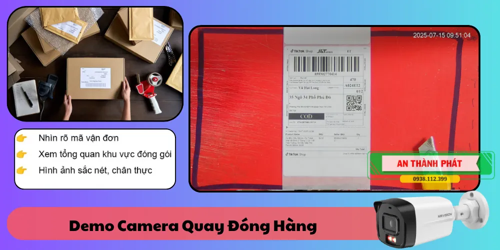 demo camera quan sat đóng hàng rõ net 