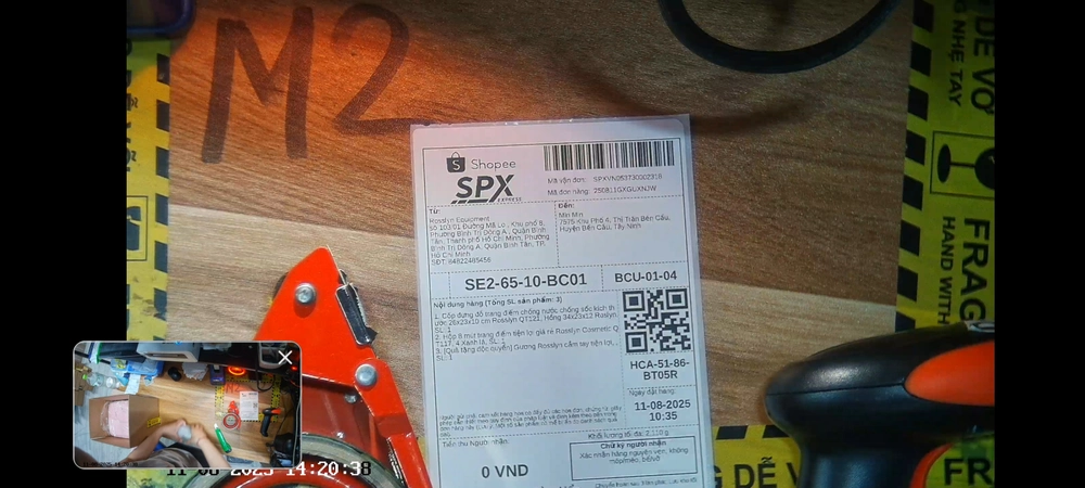 Lắp Camera Giám Sát Gói Hàng Shopee