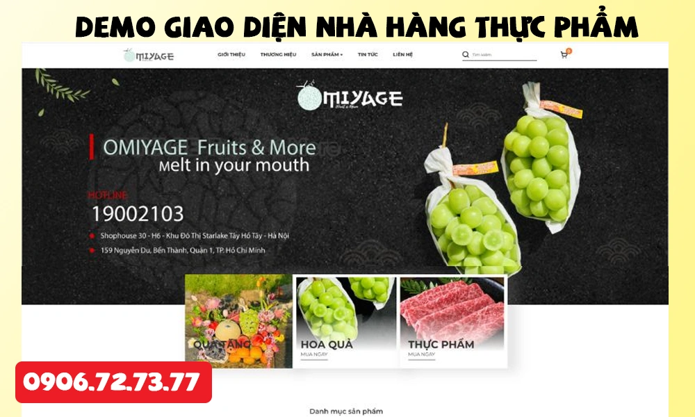 nhà hàng bán thực phẩm