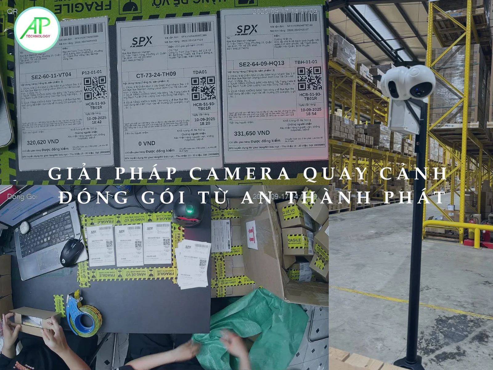giải pháp camera quay quá trình đóng hàng