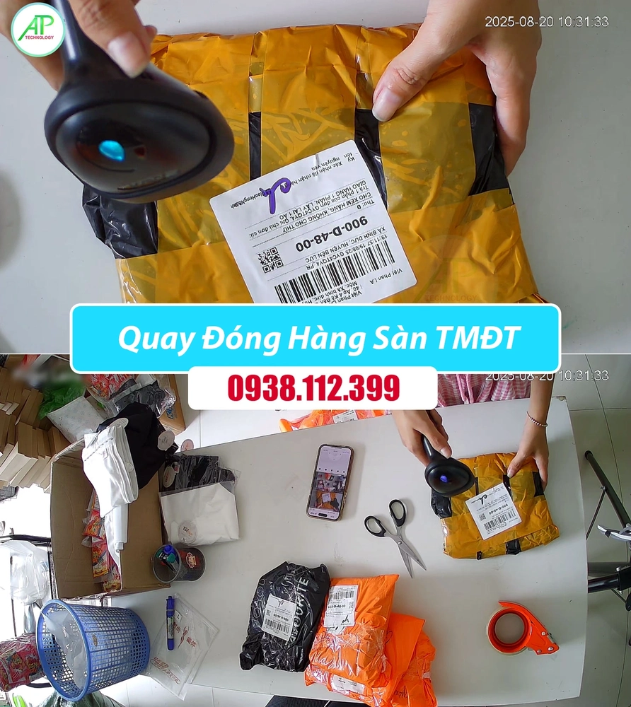 Giải Pháp Quay Video Đóng Gói Sàn TMĐT