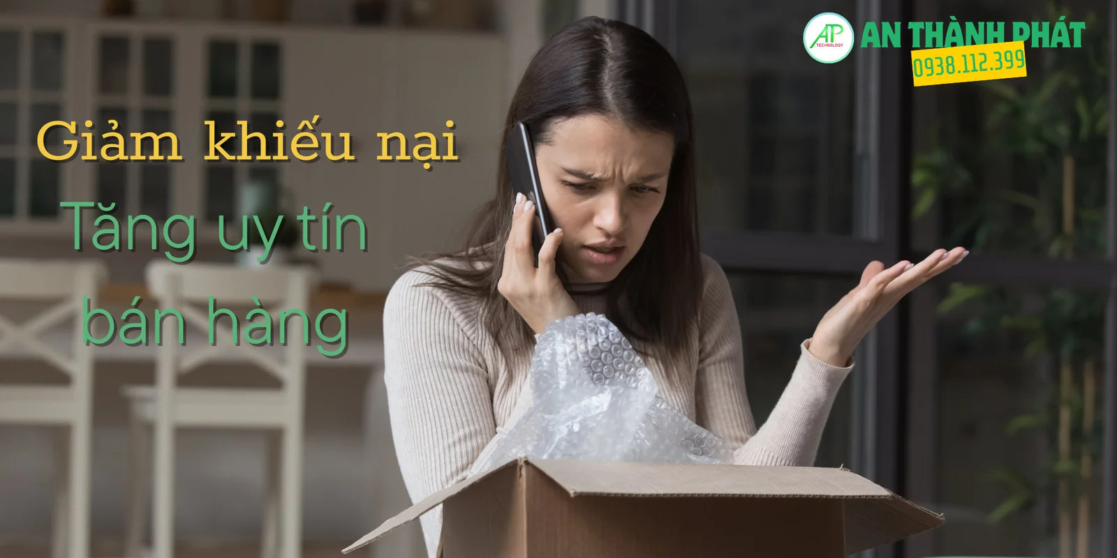 giảm khiếu nại và tăng uy tín bán hàng