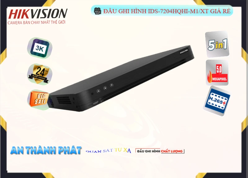 Đầu Thu iDS-7204HQHI-M1/XT Chính Hãng Hikvision Đầu Thu iDS-7204HQHI-M1/XT Chính Hãng Hikvision