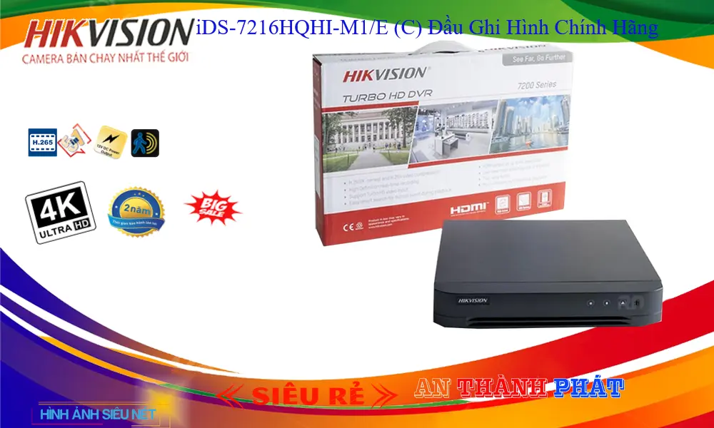 Đầu Ghi iDS-7204HUHI-M1/E(C) Giá rẻ