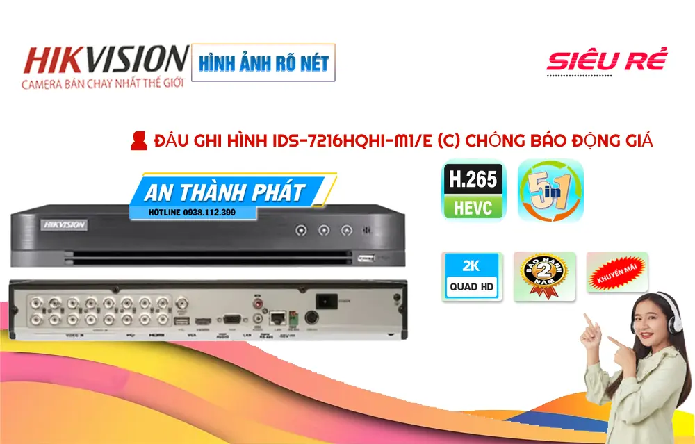 Hikvision iDS-7216HQHI-M1/E(C) Chức Năng Cao Cấp