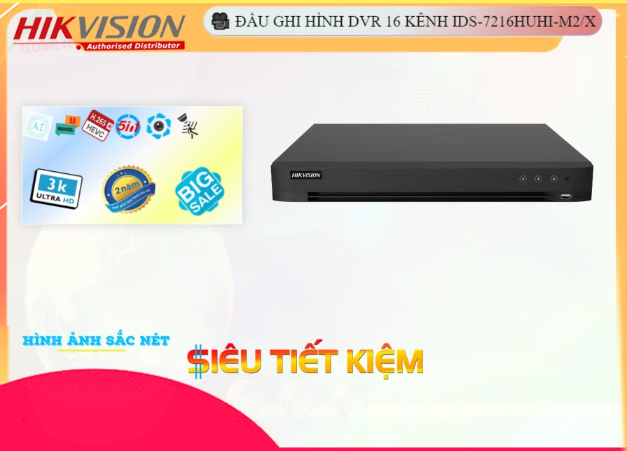 Đầu Ghi iDS-7216HUHI-M2/X Công Nghệ Mới