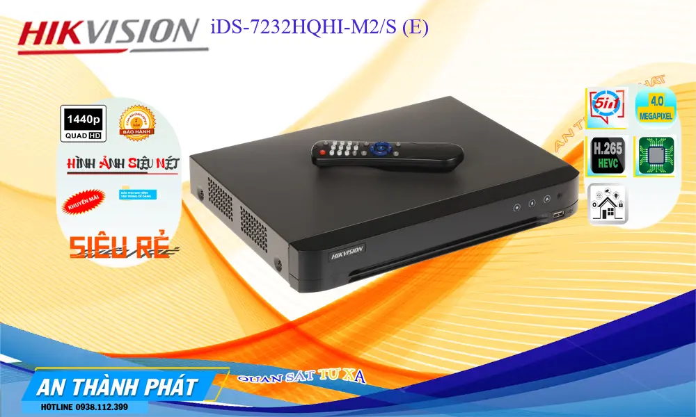iDS-7232HQHI-M2/S(E) Đầu ghi Camera  Hikvision Tiết Kiệm
