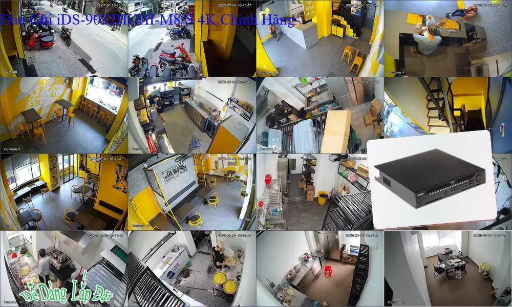 Đầu Thu KTS  Hikvision iDS-9032HUHI-M8/S Thiết kế Đẹp