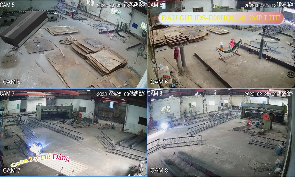 iDS-E08HQHI-B Đầu ghi Camera  Hikvision Thiết kế Đẹp ✽