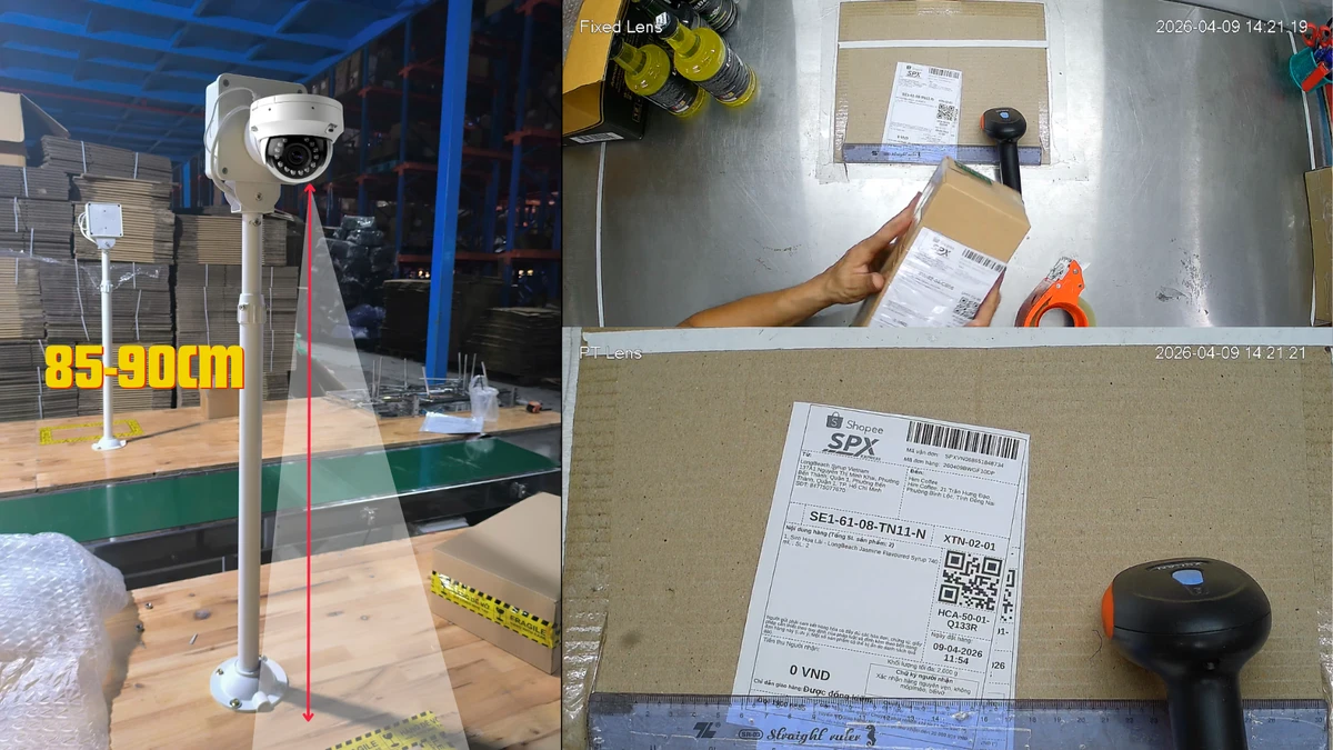khoảng cách lắp camera chuẩn