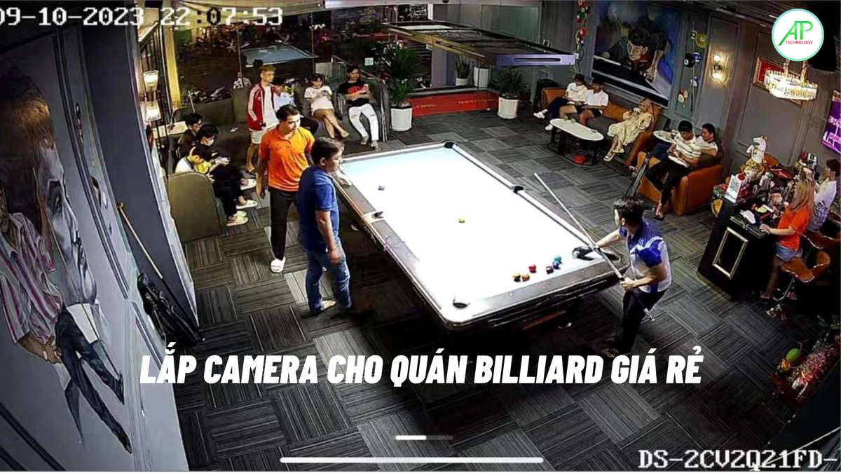lắp camera giá rẻ cho quán bida