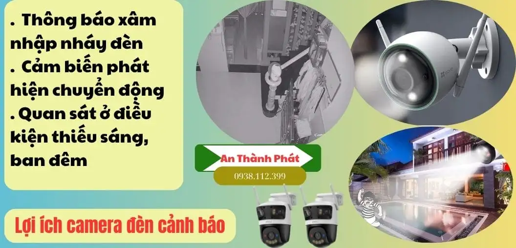 Camera có đèn cảnh báo