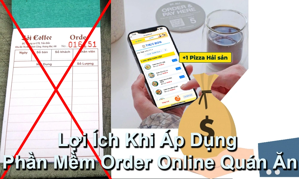 lợi ích khi áp dụng phần mềm order online quán ăn
