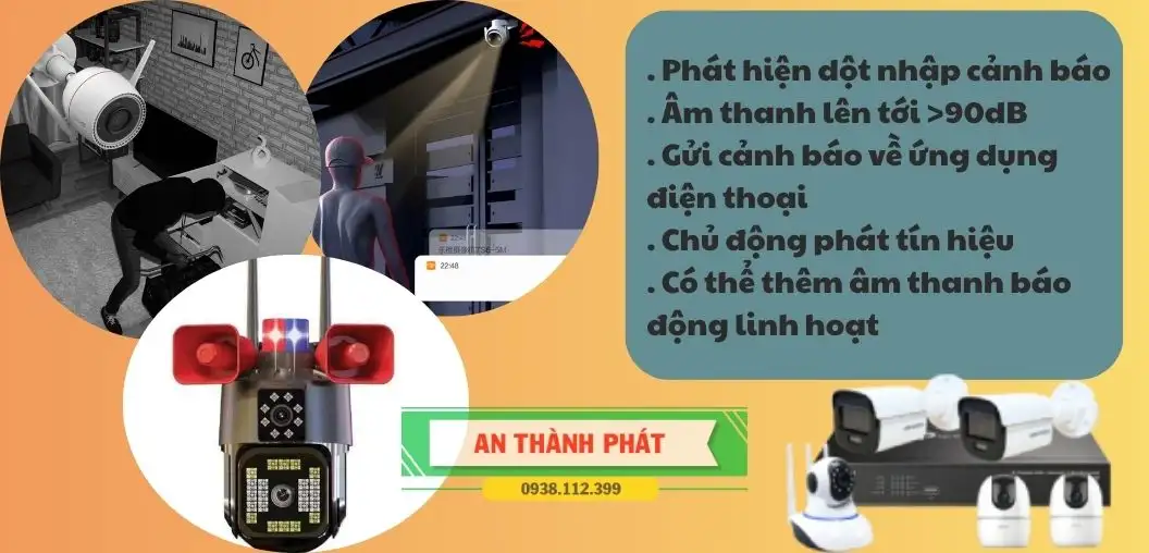 Camera có còi báo động