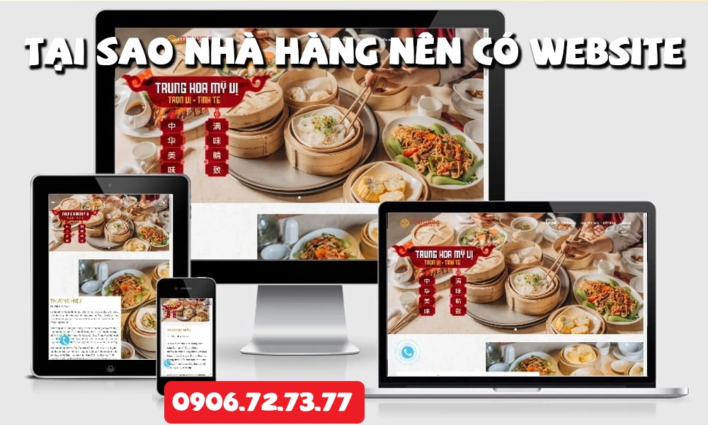 tại sao nhà hàng nên có website