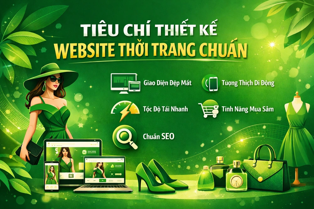 tiêu chí thiết kế website thời trang chuẩn