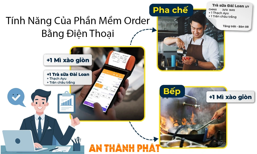 tính năng của phần mềm order bằng điện thoại