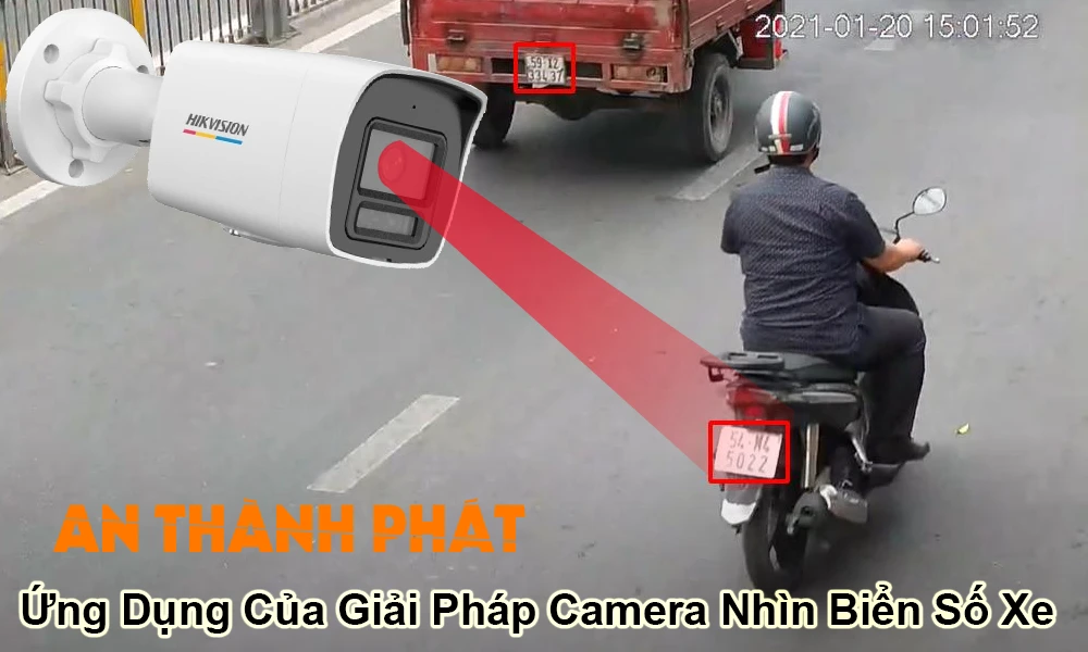 ứng dụng giải pháp camera nhìn thấy biển số xe