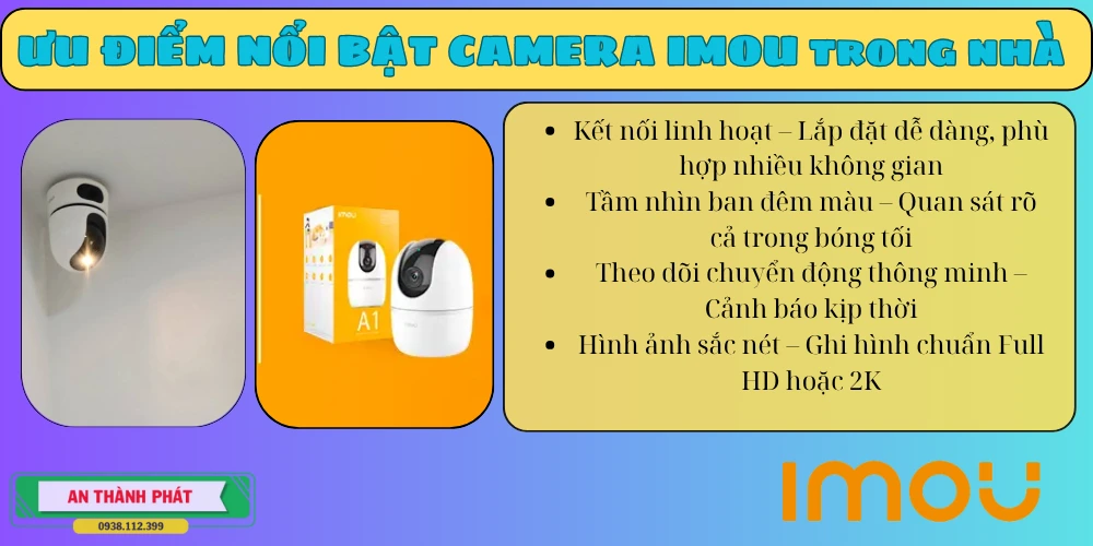 ưu điểm nổi bật dòng camera quan sát imou chất lượng cao
