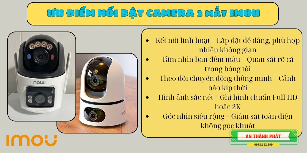ưu điểm camera quan sat imou chất lượng cao 