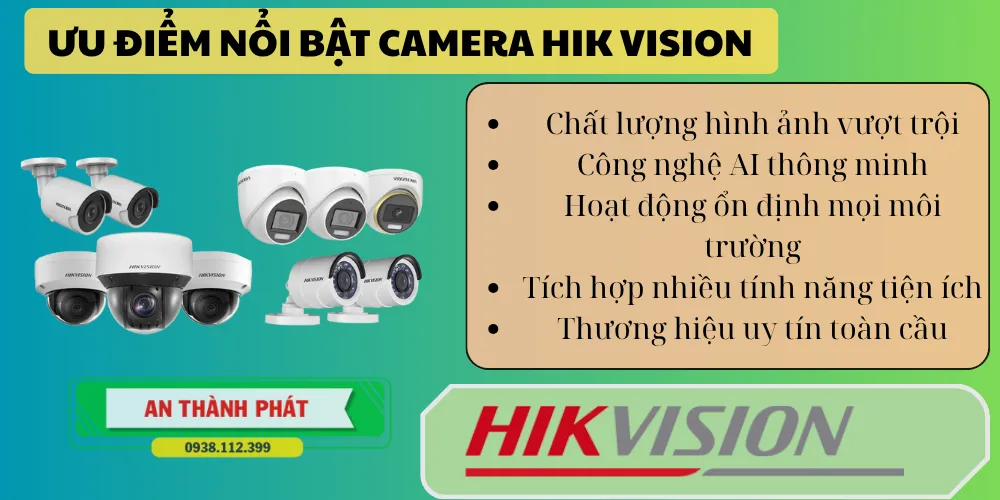 ưu điểm camera quan sát hikvision 