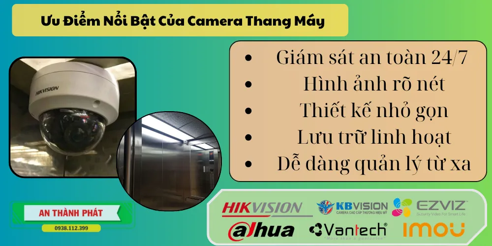 ưu điểm camera quan sát thang máy chất lượng cao 