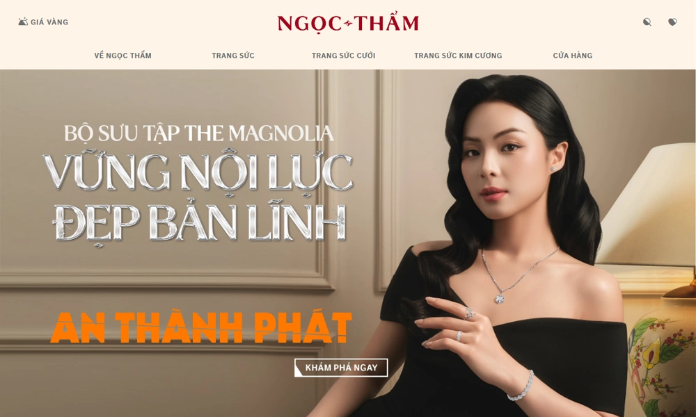 một số mẫu website bán hàng trang sức đáng tham khảo