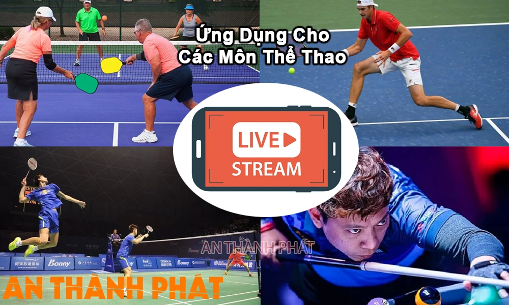 ứng dụng cho các môn thể thao phù hợp
